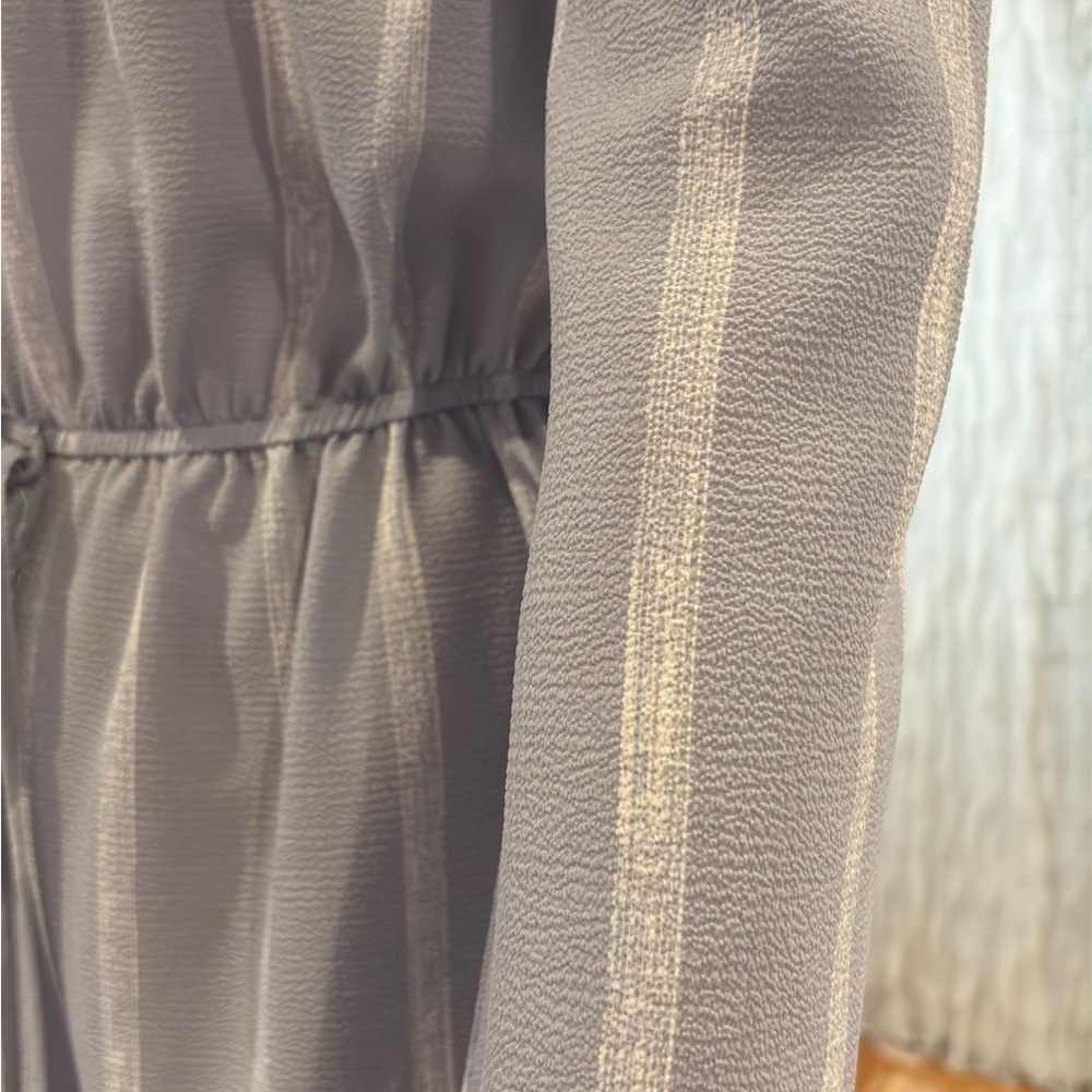 Rue 21 Light Blue Off Shoulder Romper | Long Sleeve Elastic Waist | Size S - Picture 5 of 7